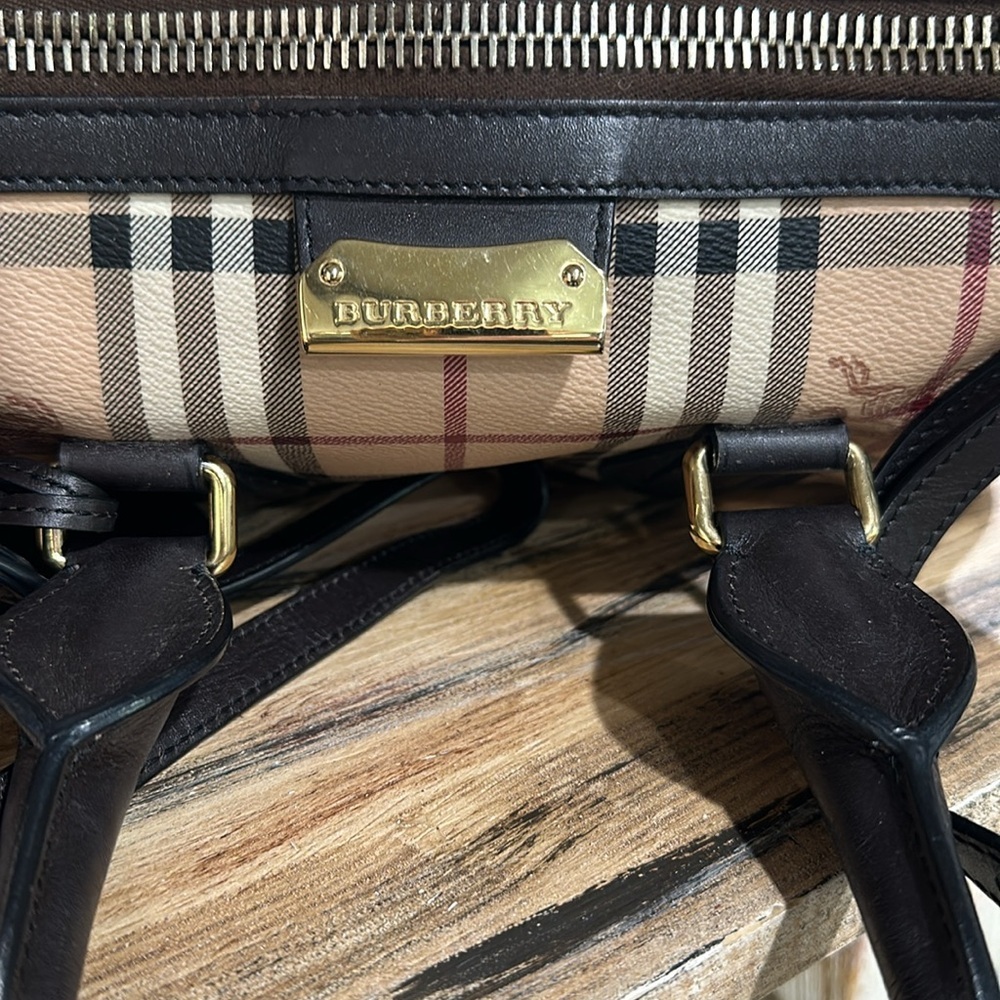 BURBERRY HAYMARKET GLADSTONE TOTE - Picture 2 of 16